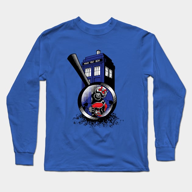 Much Bigger Inside Long Sleeve T-Shirt by ShokXoneStudios